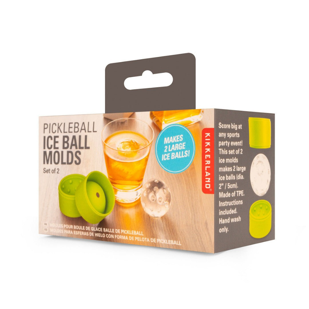 Kikkerland Pickleball Ice Cube Mold Set Of 2