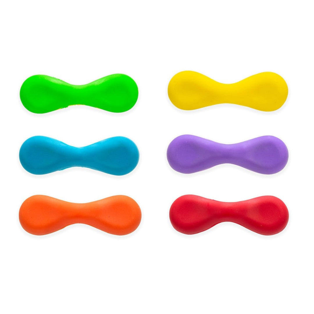 Kikkerland Rainbow Grip Magnets Set Of 6