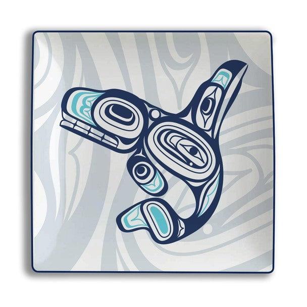 Native Northwest Whale Serving Plate