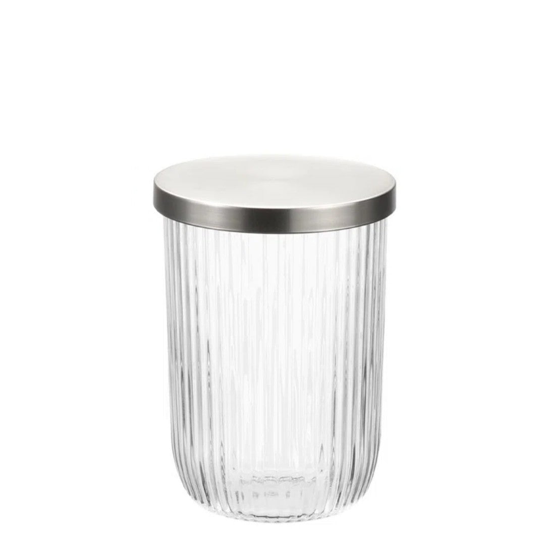 iDesign Fusion Brushed Bathroom Canister