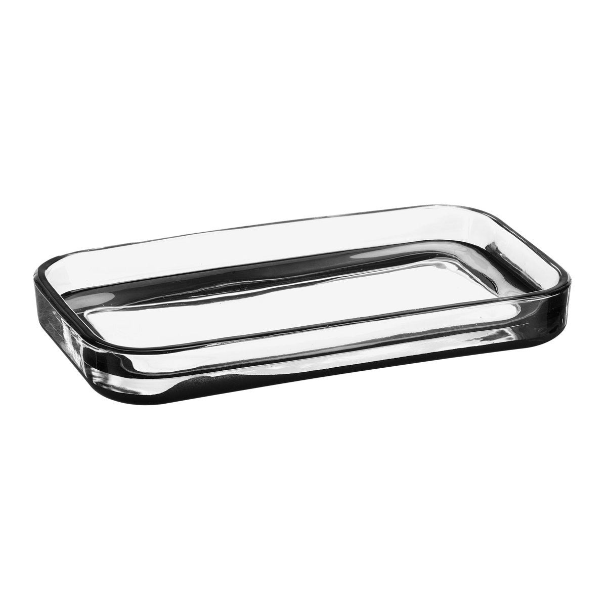 iDesign Tia Black Bathroom Tray