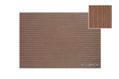 Tate Placemat 17" x 12" Red Brick