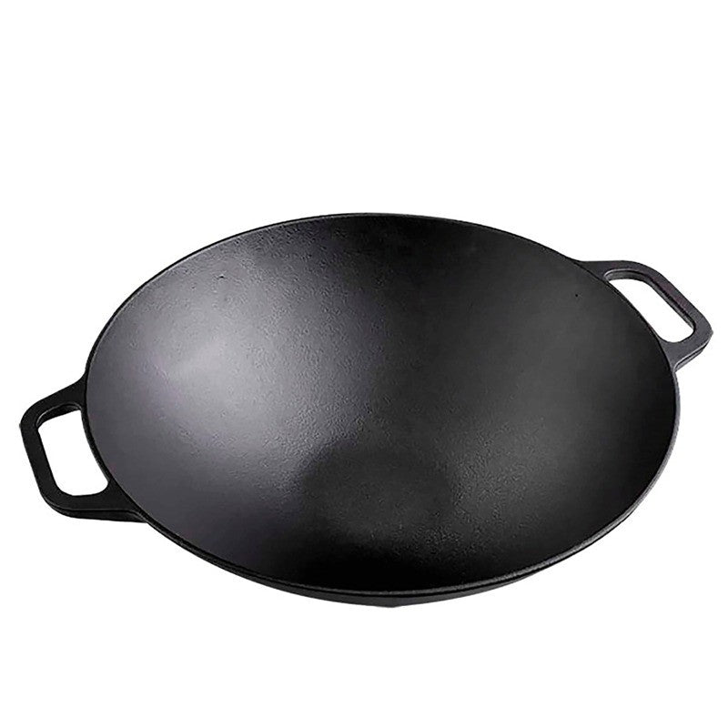 Victoria Cast Iron Wok 14"