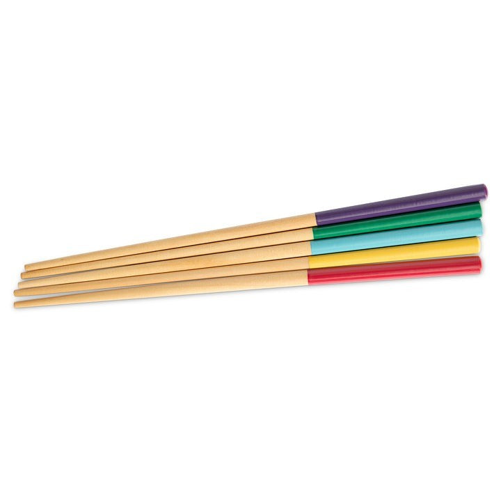 RSVP Dipped Rainbow Chopsticks Set Of 5
