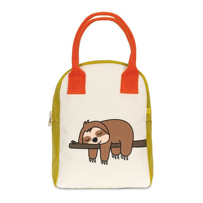 Fluf Zipper Lunch Bag - Sloth