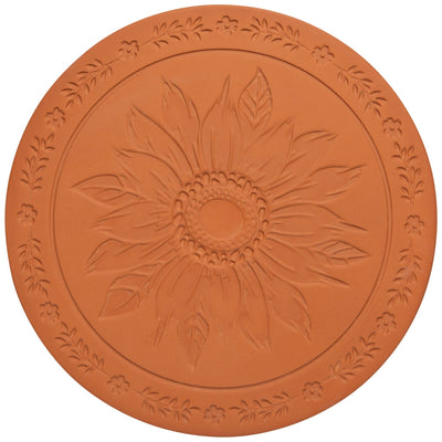 Now Designs Sunflower Splendor Terracotta Bread Warming Stone