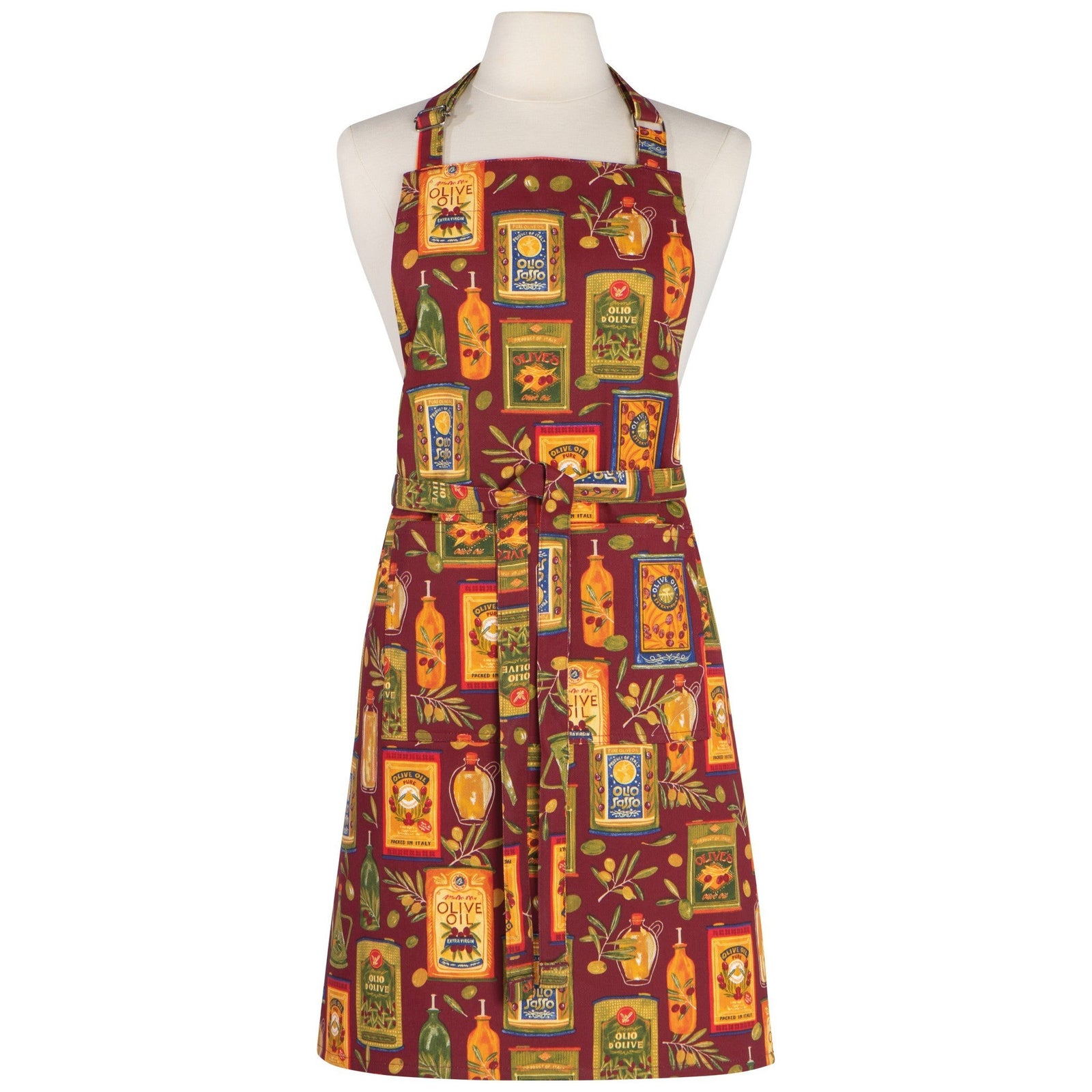 Now Designs Apron Olive Oil
