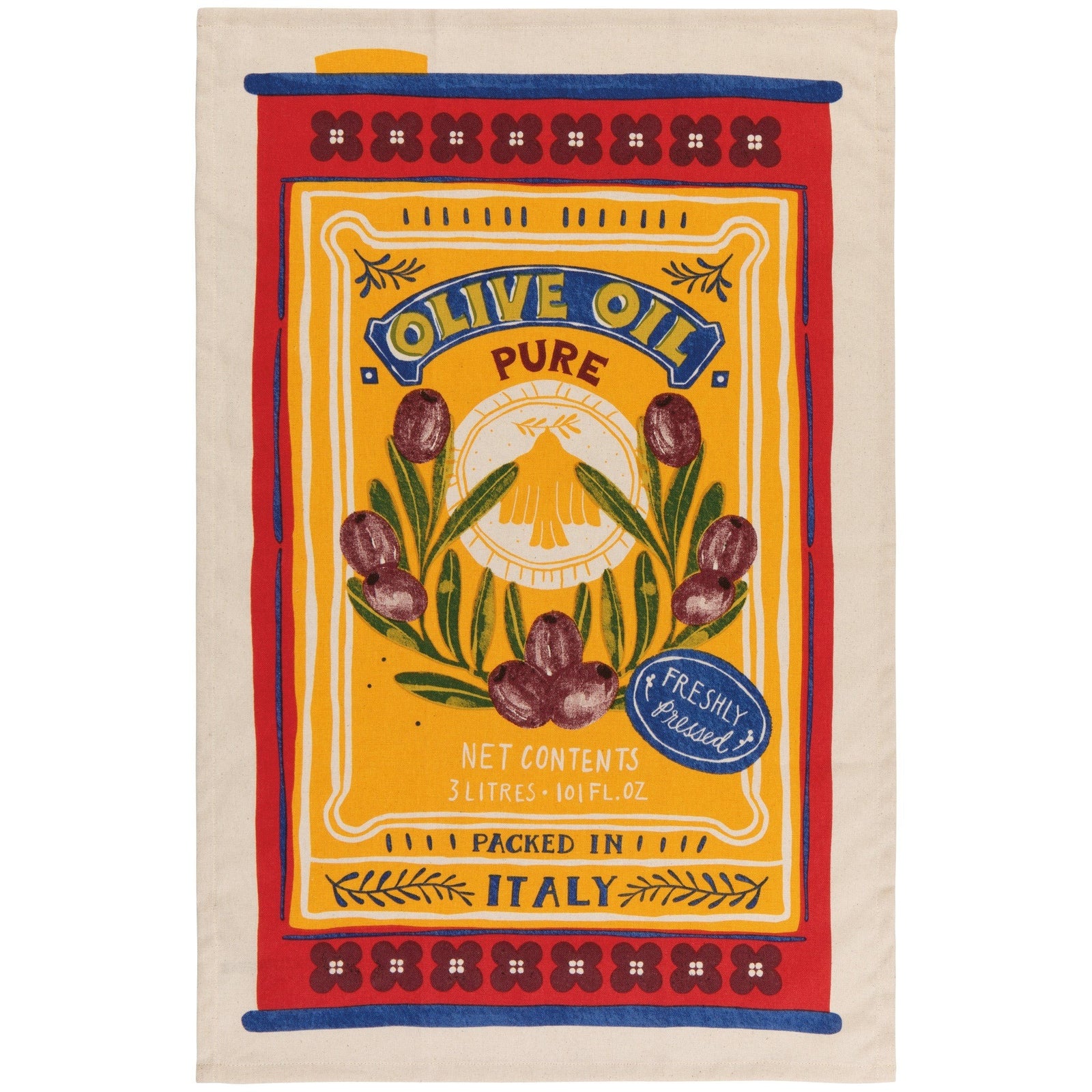 Now Designs Tea Towel Olive Oil