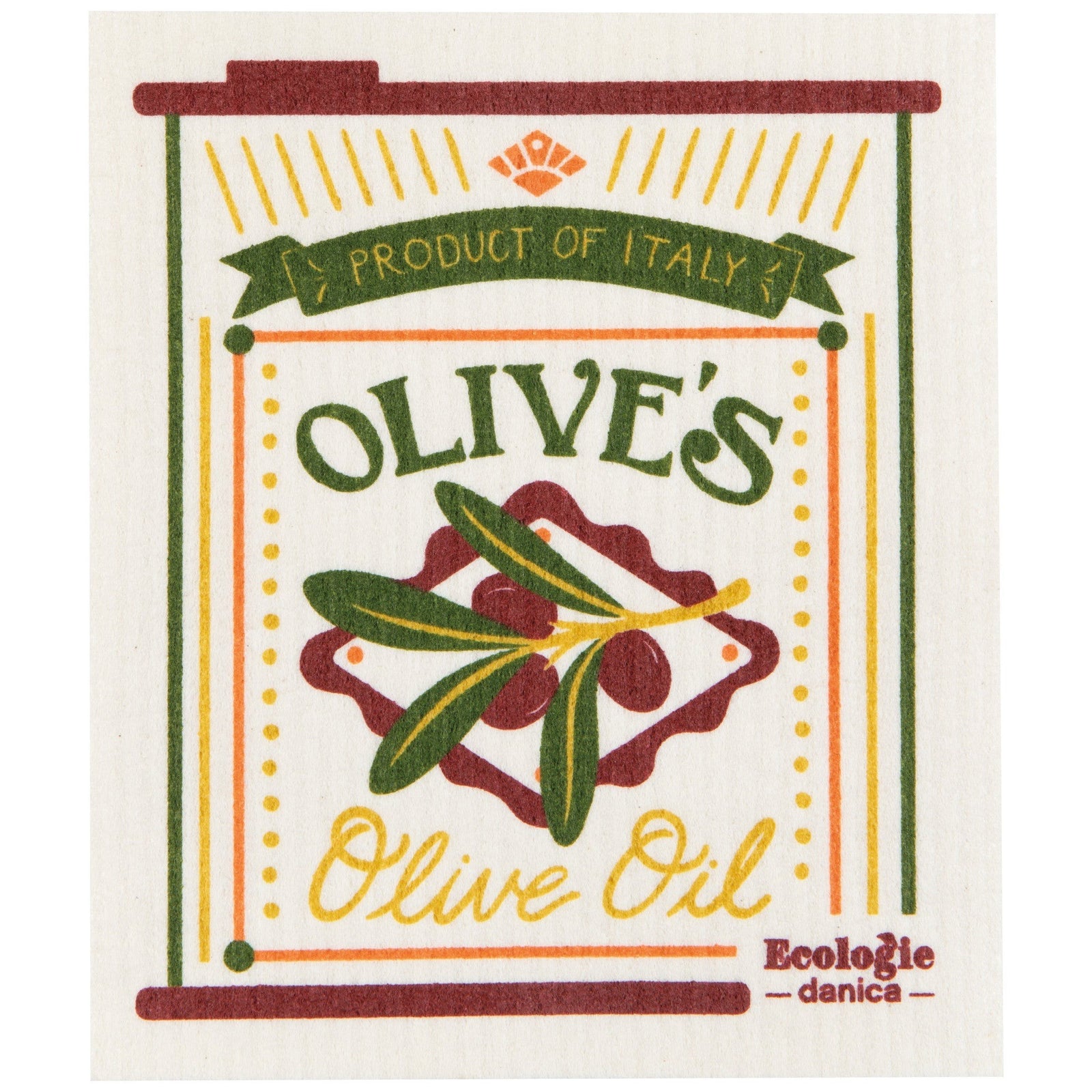 Now Designs Swedish Dish Cloth Olive Oil