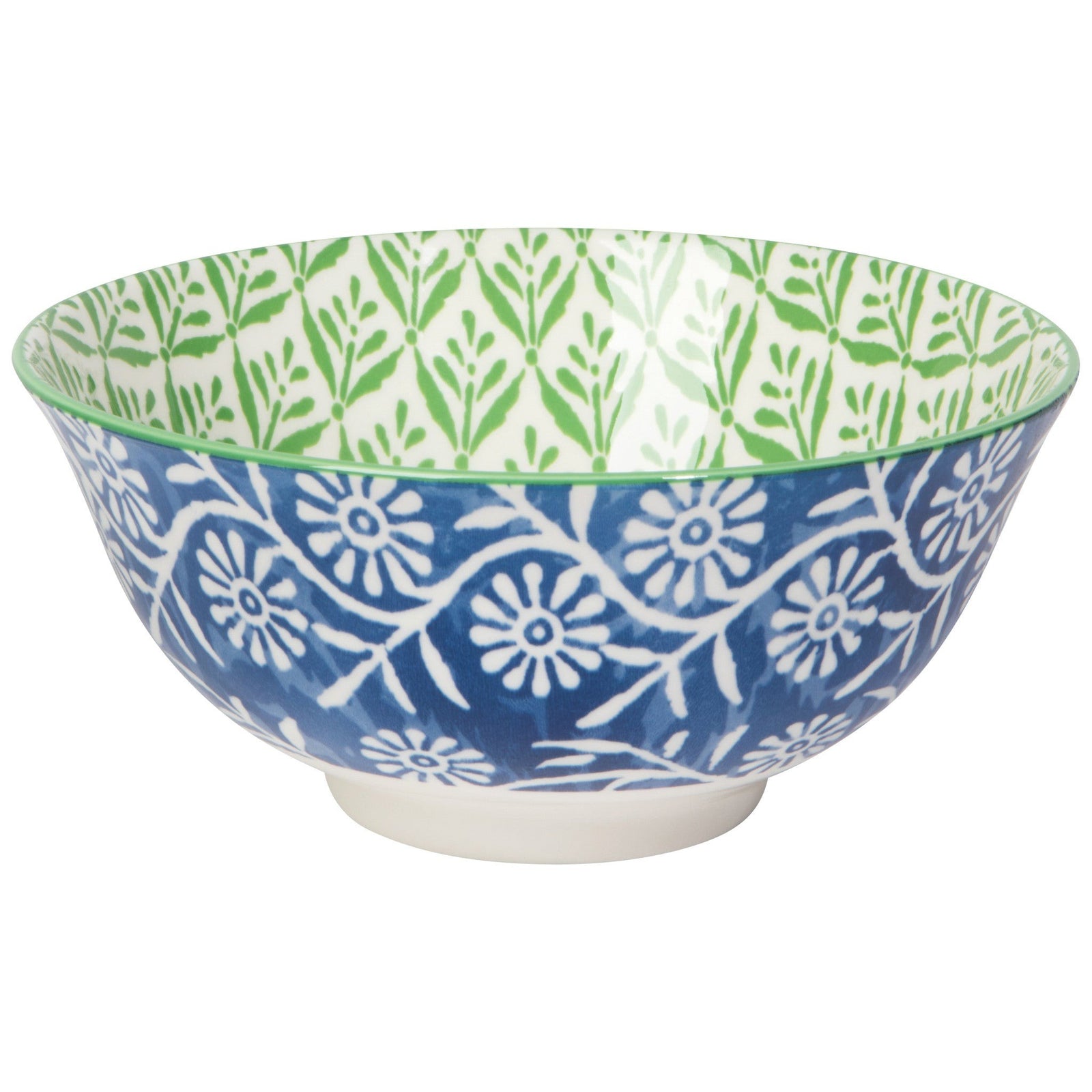 Now Designs 6" Cereal Bowl Green Leaf