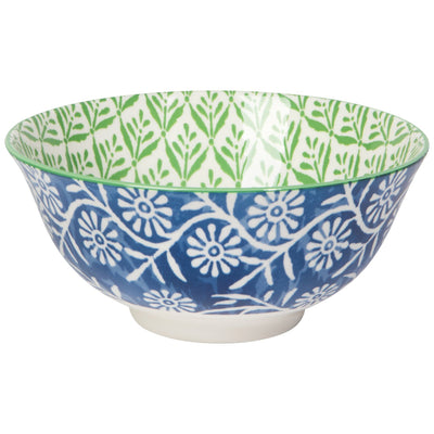 Now Designs 6" Cereal Bowl Green Leaf