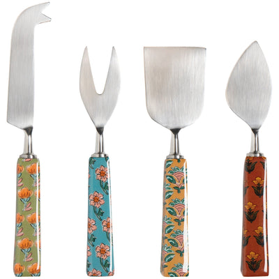 Danica Mosaic Cheese Knife Set Of 4