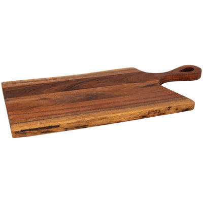 Danica Acacia Rustic Serving Board With Handle 10" x 23"
