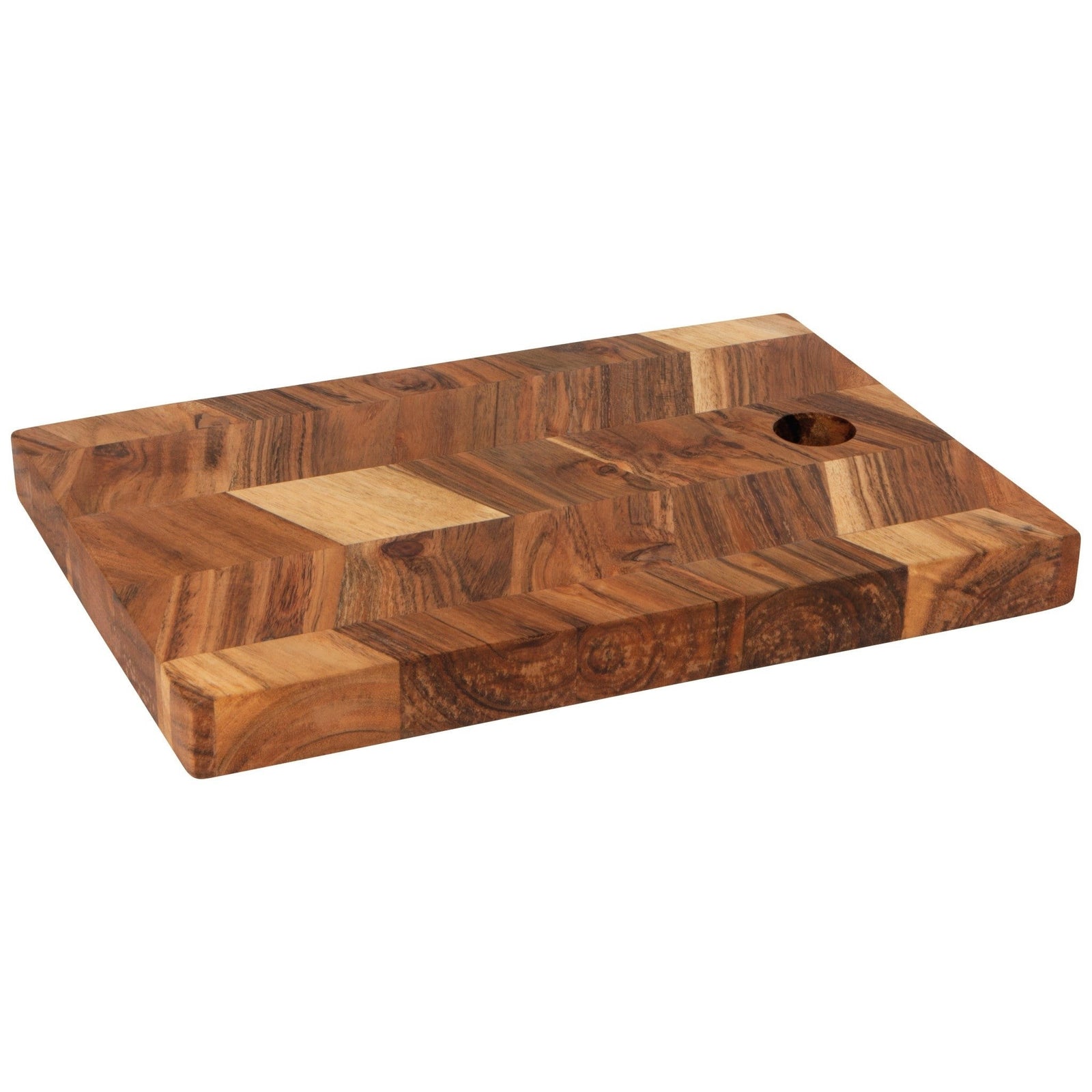 Danica Acacia Chevron Serving Board 7" x 10"