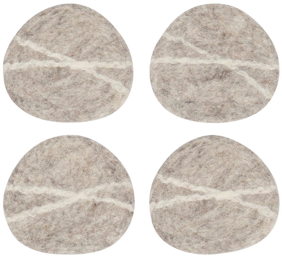 Danica Coaster Striato Flint Set Of 4