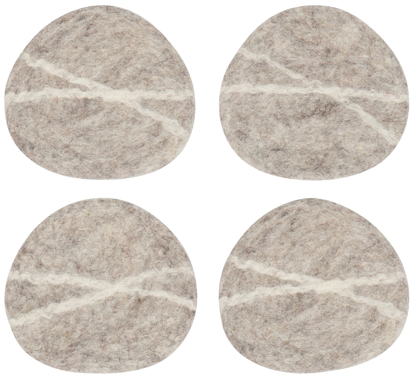 Danica Coaster Striato Flint Set Of 4