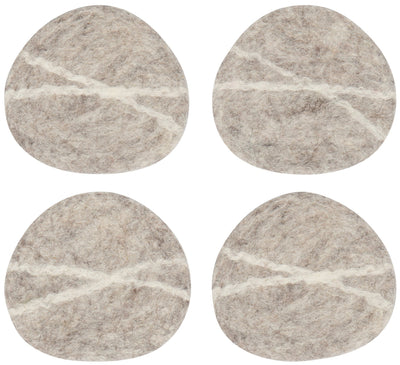 Danica Coaster Striato Flint Set Of 4
