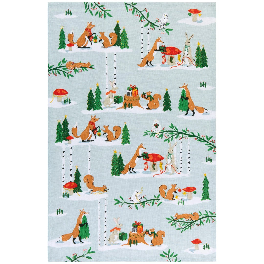 Danica Christmas Tea Towel - Forest Fete