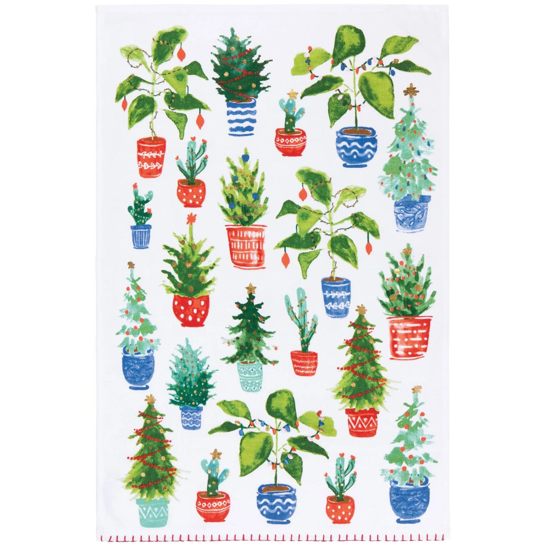 Danica Christmas Tea Towel - Jingle Plants