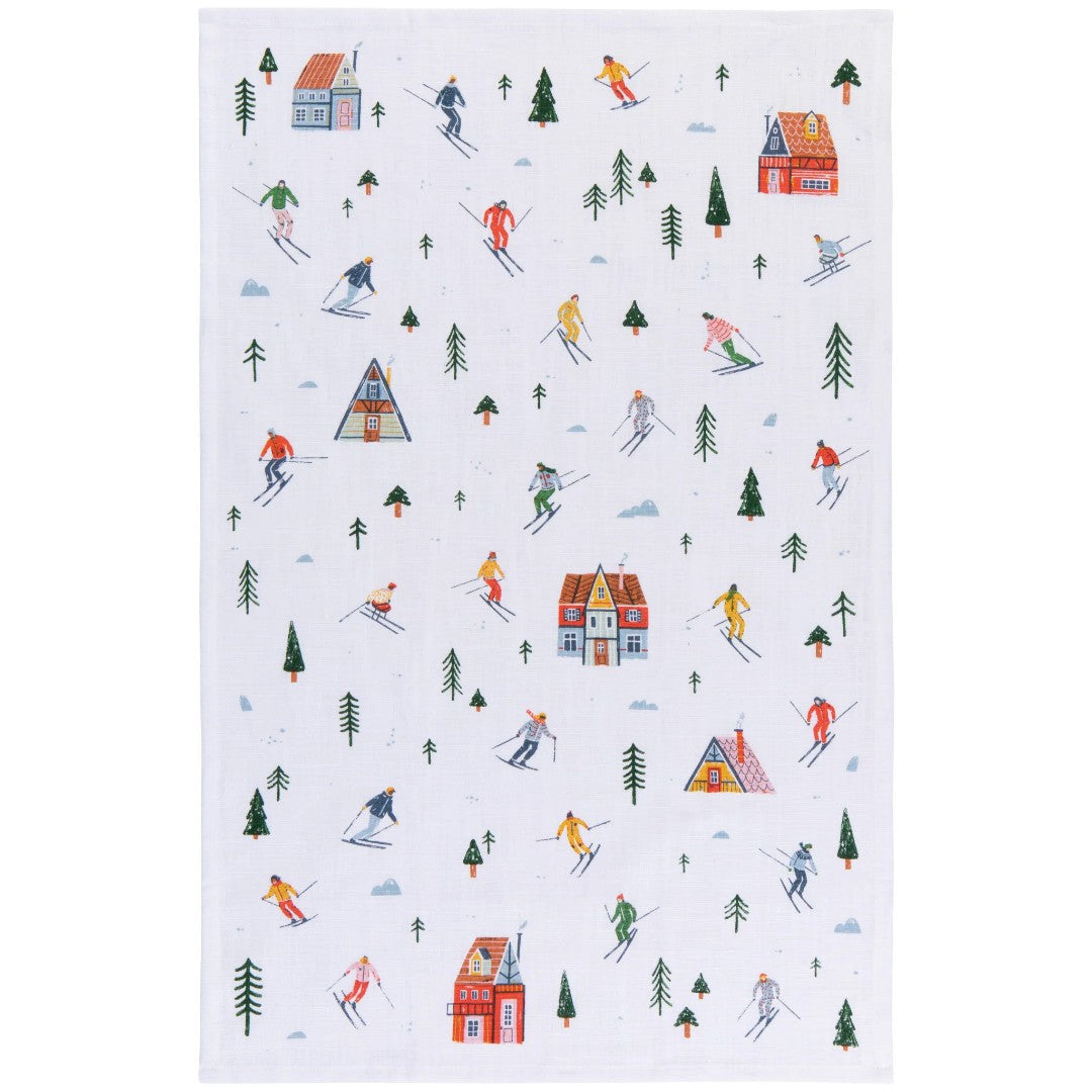 Danica Christmas Tea Towel Ski Ya Later
