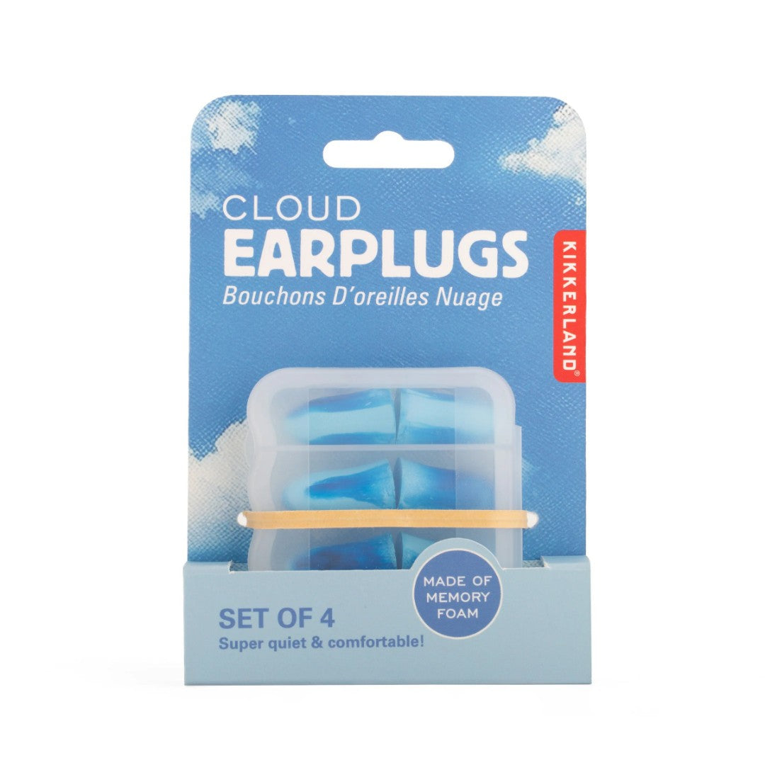 Kikkerland Cloud Earplugs Set Of 4