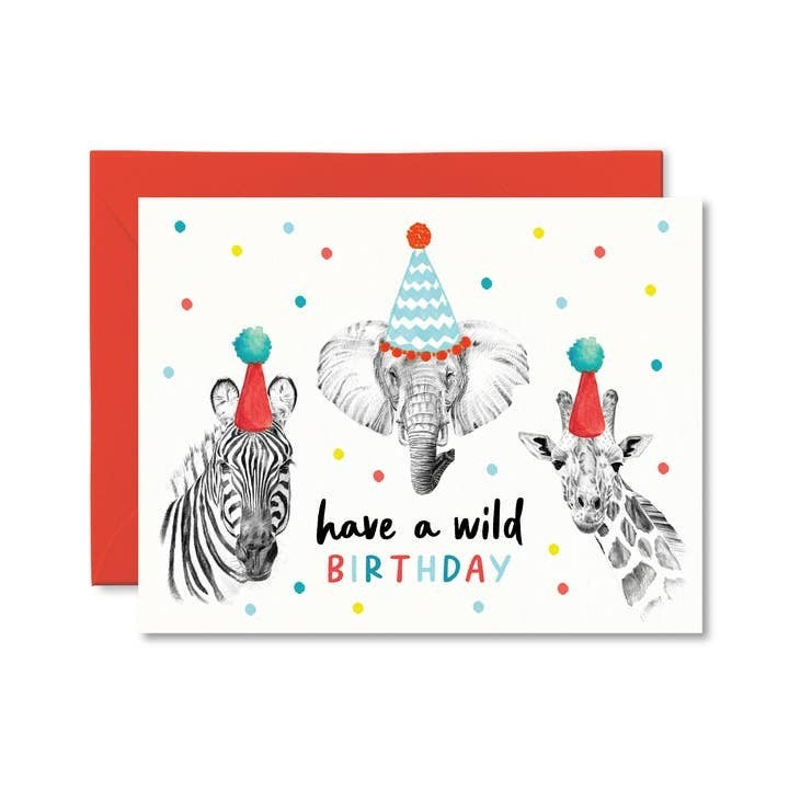 Pretty By Her Birthday Card - Wild Birthday