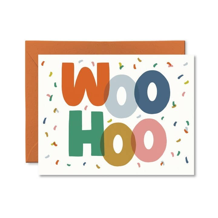 Pretty By Her Congrats Card - Woo Hoo