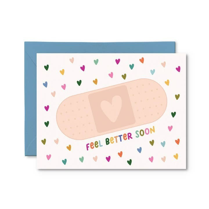 Pretty By Her Get Well Card - Feel Better Soon