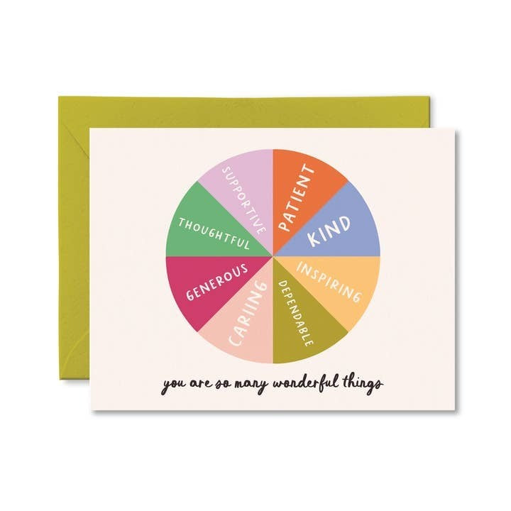 Pretty By Her Thank You Card - Many Wonderful Things