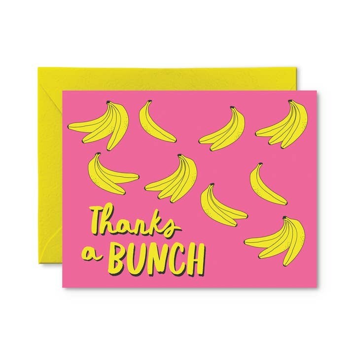 Pretty By Her Thank You Card - Thanks A Bunch