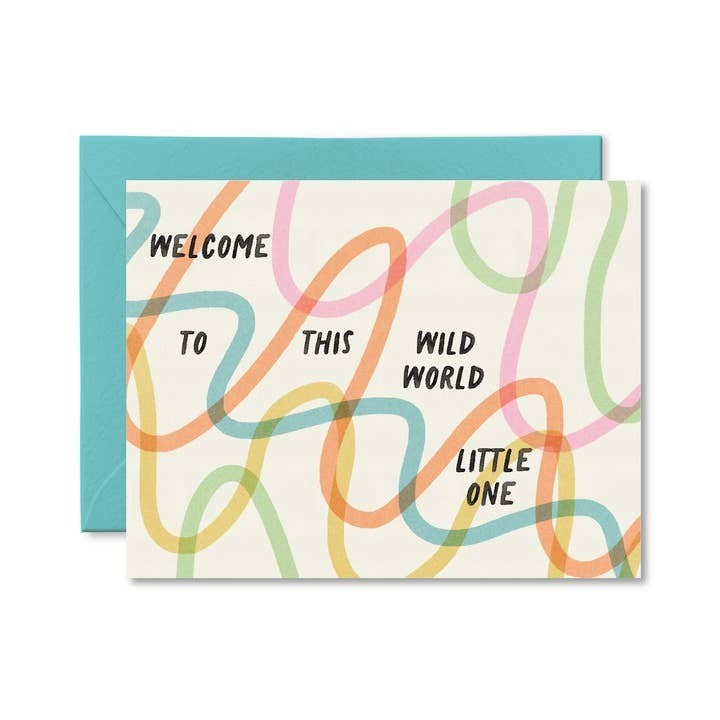 Pretty By Her Baby Card - Welcome To This World