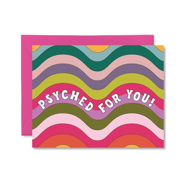 Pretty By Her Congrats Card - Psyched For You