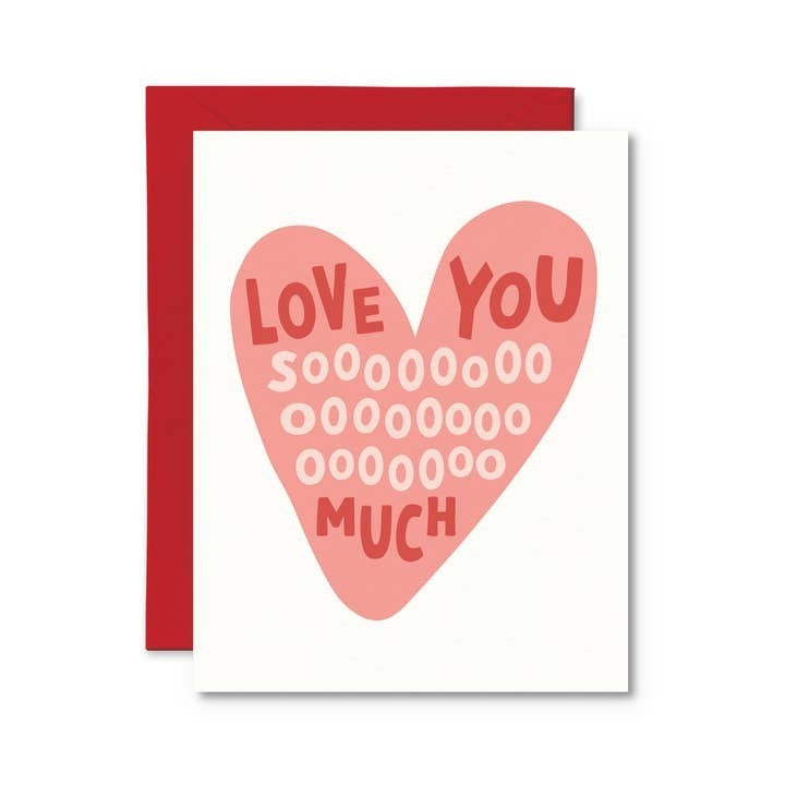 Pretty By Her Love You Card - Love You Sooo Much