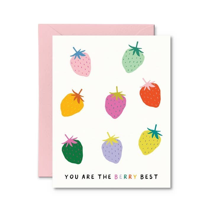 Pretty By Her Thank You Card - Berry Best