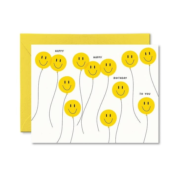 Pretty By Her Birthday Card - Happy Happy Birthday To You