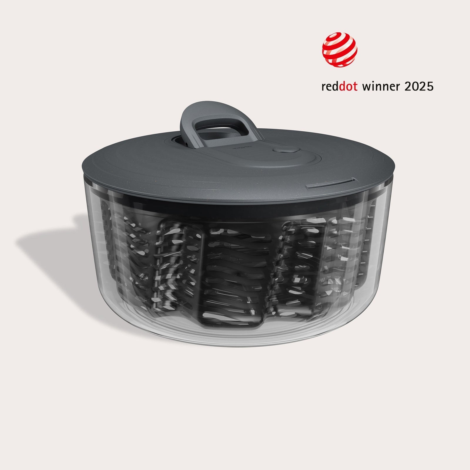 Zyliss Easy Spin Salad Spinner - Black - iQ living