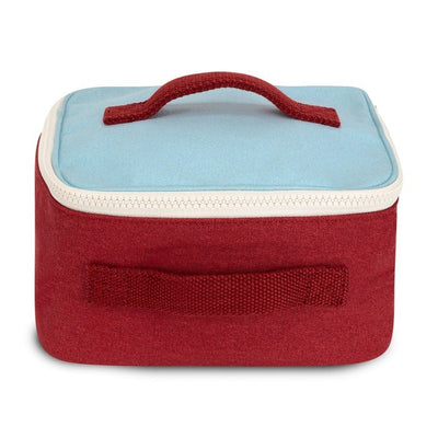 Fluf Insulated Square Lunch Bag - Chili Pepper Sky
