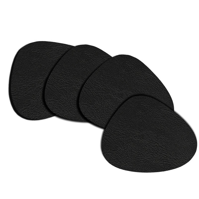 Natural Living Bauhaus Round Coaster - Black
