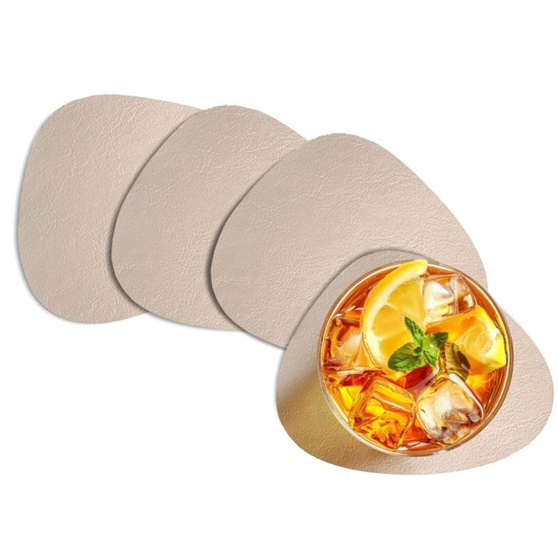 Natural Living Bauhaus Round Coaster - Grey