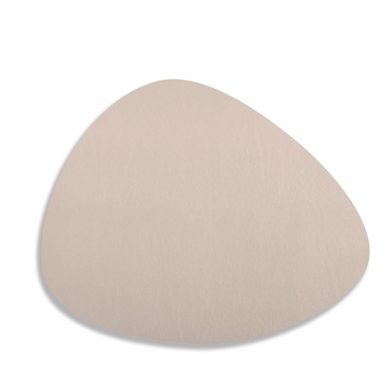 Natural Living Bauhaus Round Placemat 17" - Stone