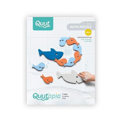 Quut Bath Puzzle - Sharks