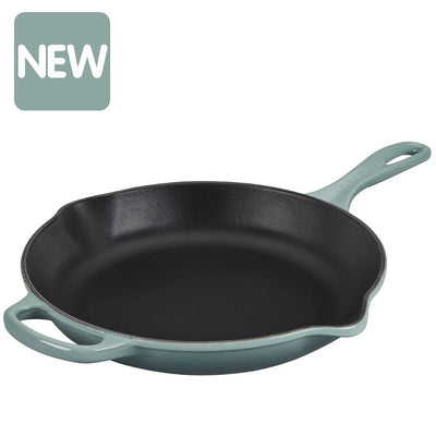 Le Creuset Sea Salt Enameled Cast Iron Round Skillet 10"