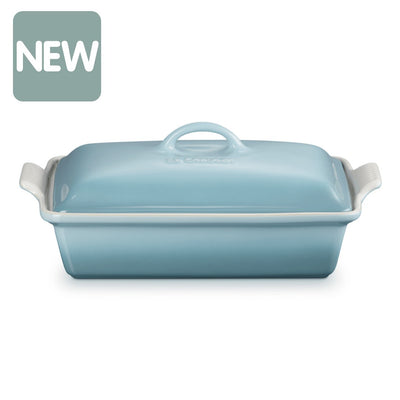 Le Creuset Sea Salt Heritage Rectangular Roaster With Lid 3.8L