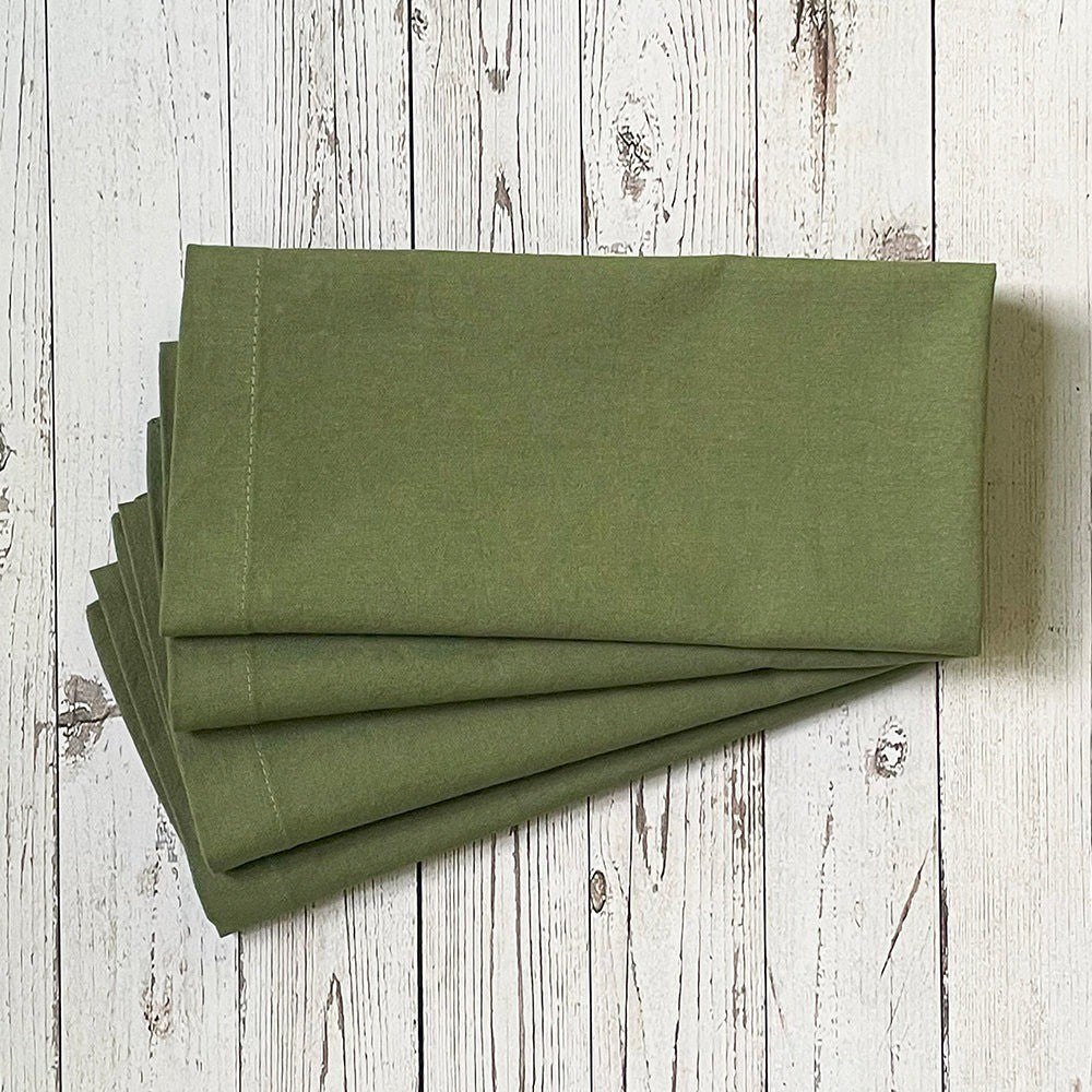 Mahogany Napkin Set Of 4 Forest Green