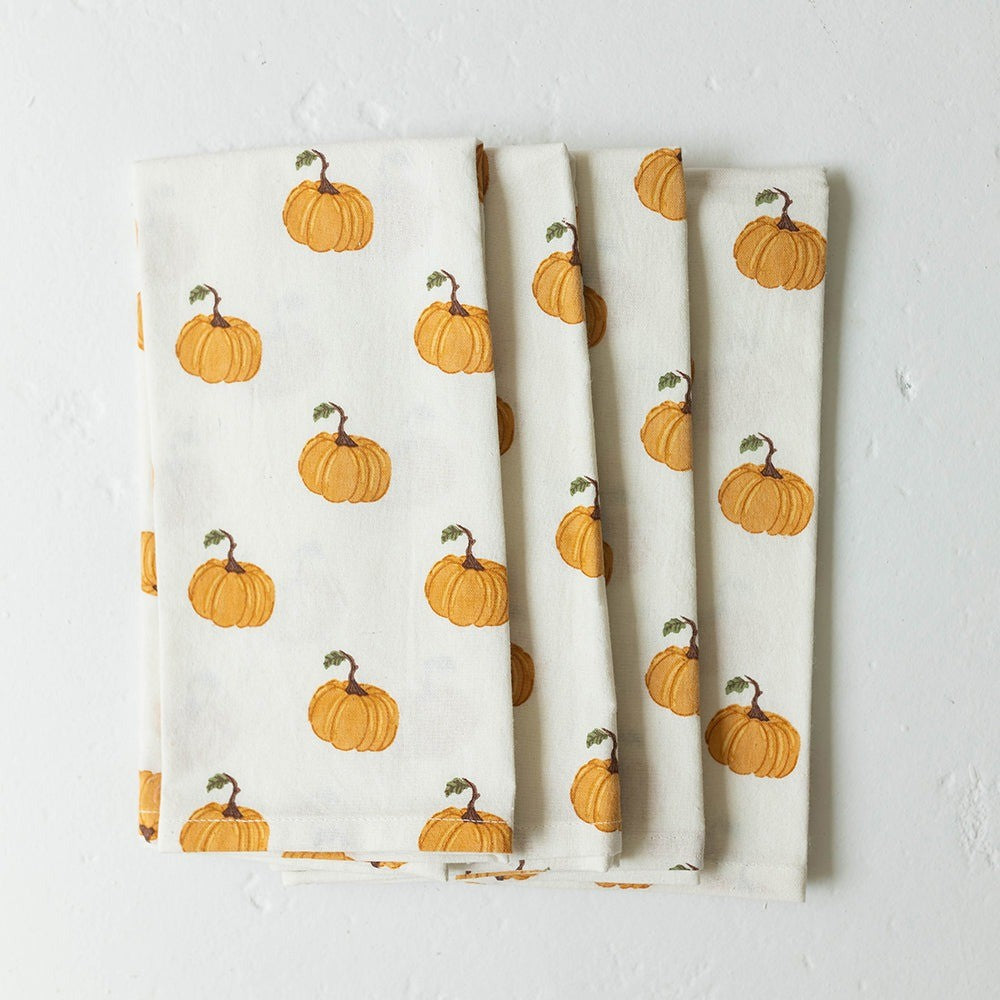 Mahogany Napkin Set Of 4 Pumpkin