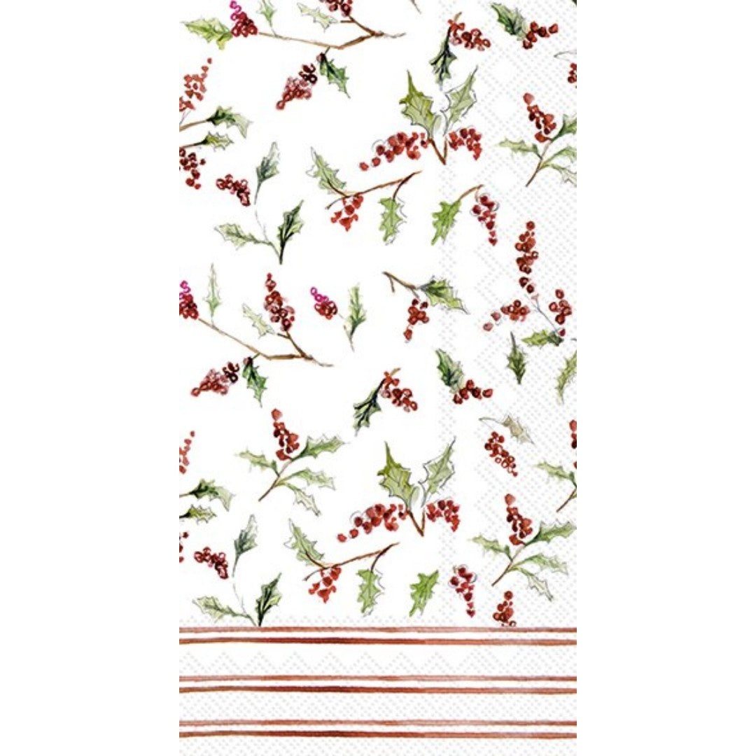 IHR Christmas Buffet Napkin 16 Pack Ilex Berries