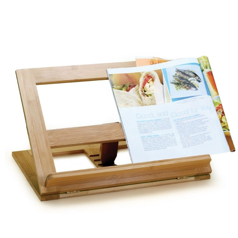 Natural Living Bamboo Recipe Book Holder - iQ living