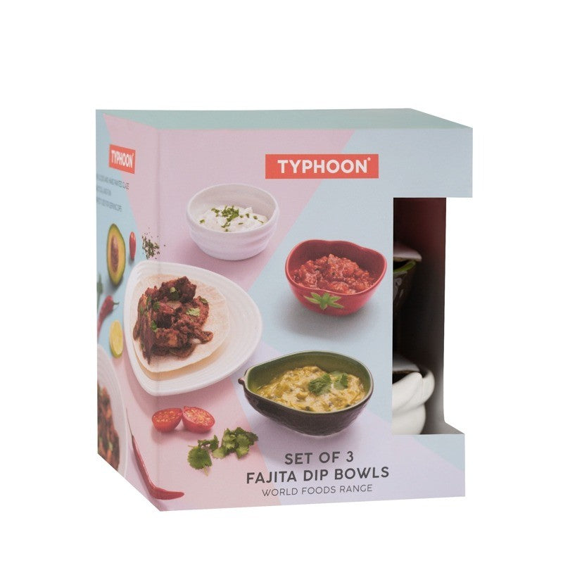 Typhoon Fajita Dip Bowl Set Of 3