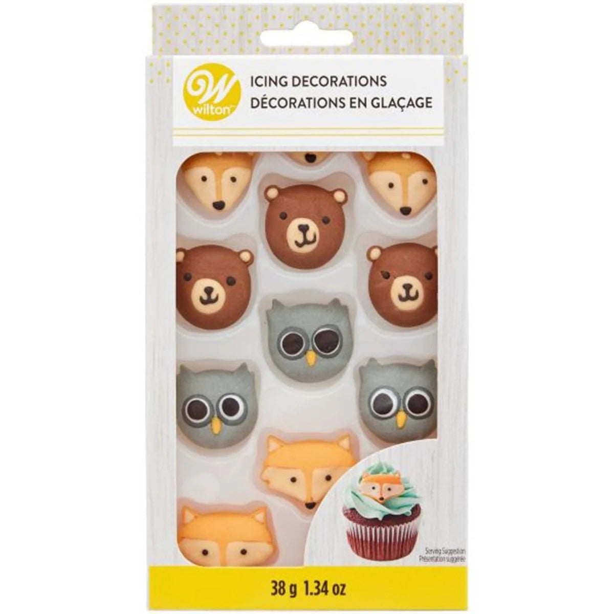 Wilton Edible Icing Decorations - Woodland Animals