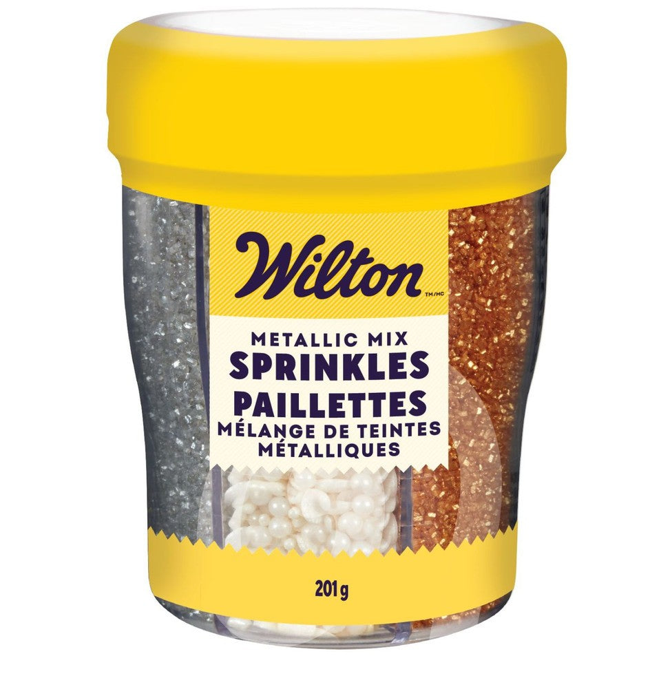 Wilton 6-Cell Metallic Sprinkle Mix